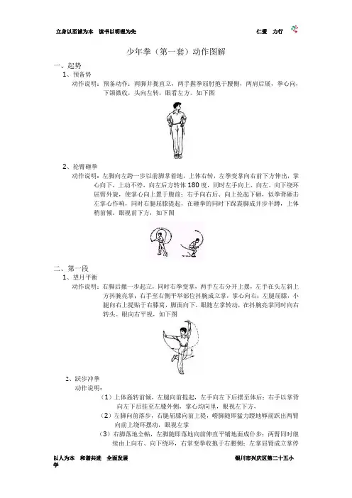 少年拳(第一套)动作图解