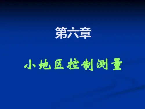 《测量学》第6章详解