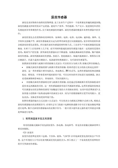 温度传感器——精选推荐