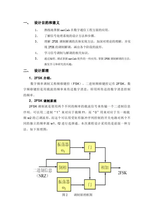 通信原理实验报告