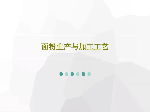 面粉生产与加工工艺共46页