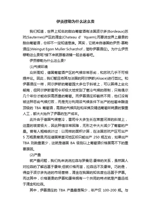 伊贡穆勒为什么这么贵