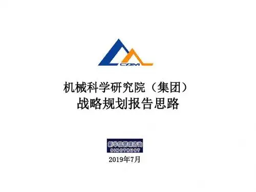 战略规划报告思路180讲解 共59页