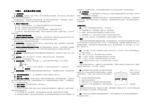 江苏省南京市金陵中学高中物理选修3-4《专题五 波的基本原理与现象》教案 