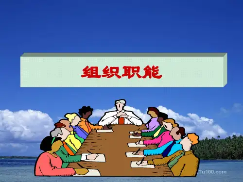 组织职能