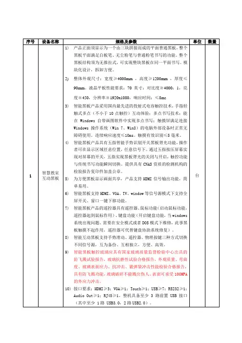 70寸智能互动黑板参数修改2.15