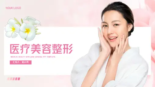 医美美容整形护肤通用PPT模板