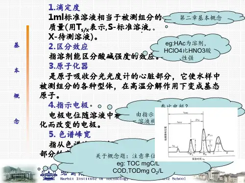 水分析化学习题课考研用PPT课件