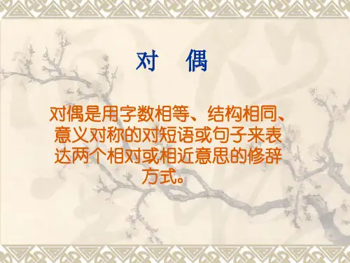 对偶