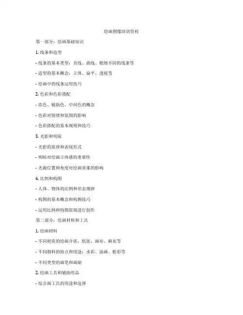 绘画图像培训资料