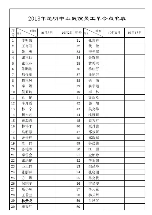 早会点名表(2018年)-v2.0