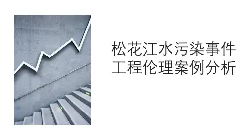 松花江水污染事件工程伦理案例分析