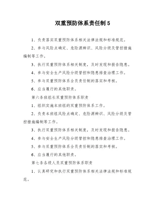 双重预防体系责任制5