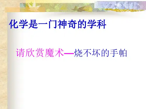 初中化学人教版九年级上册课题1 燃烧和灭火