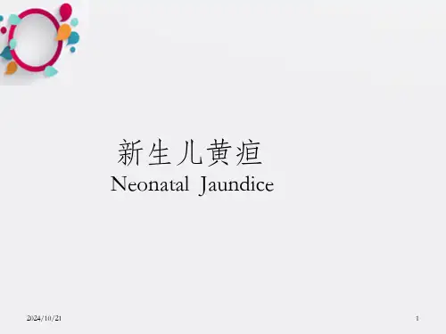 新生儿黄疸ppt课件全篇