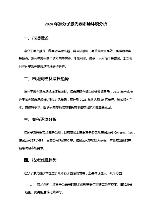 2024年准分子激光器市场环境分析