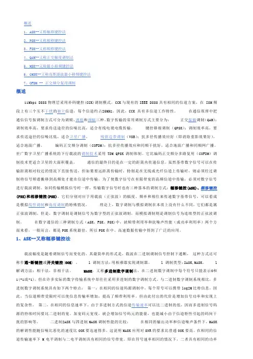 调制方式