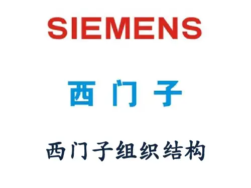 西门子组织机构分析