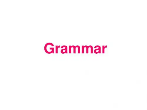 必修1grammar--unit4