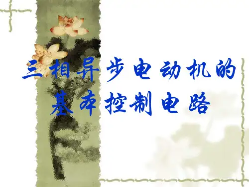 三相异步电动机的基本控制电路
