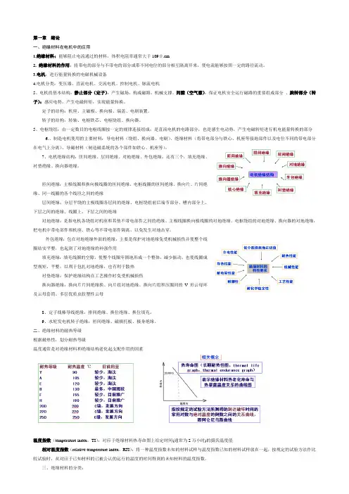 绝缘材料(最新版)