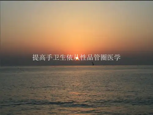 提高手卫生依从性品管圈医学