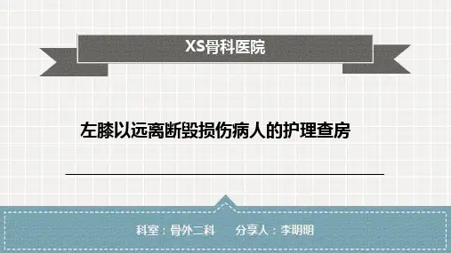 1_1_1_下肢离断毁损伤护理查房