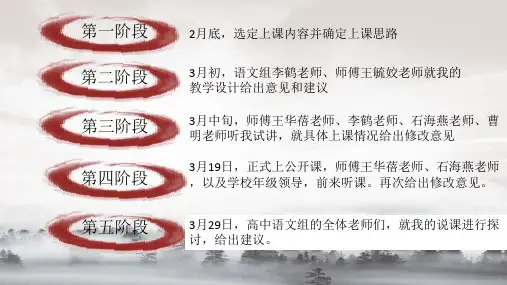 教师会磨课心得分享ppt课件
