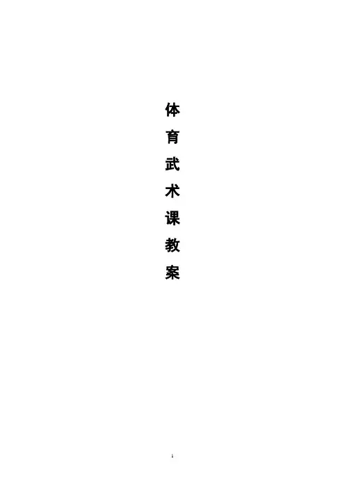 少年拳武术教案.doc
