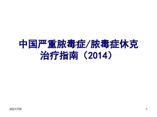 中国严重脓毒症指南