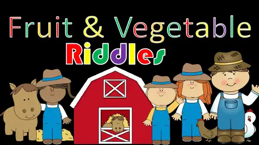 英语课堂趣味PPTfruit-and-vegetable-riddles 食物 蔬菜