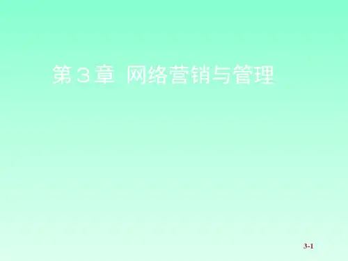 网络营销与管理