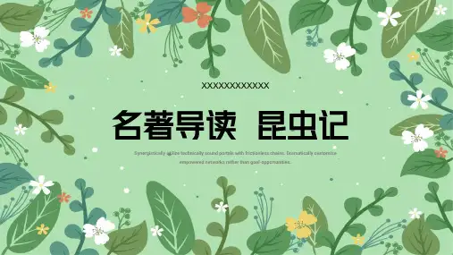 昆虫记5-读书分享课件