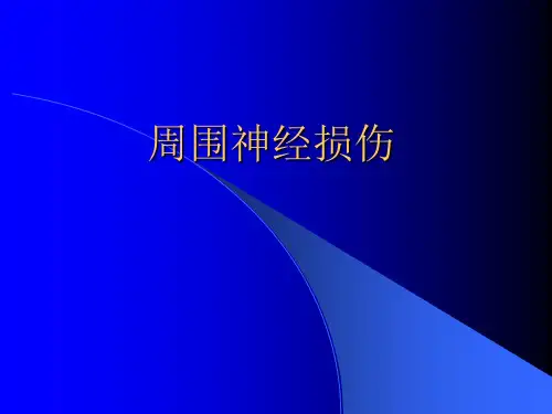 周围神经损伤PPT课件