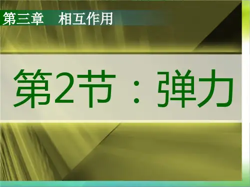弹力专题教育课件