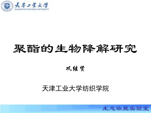 聚酯(PET)的生物降解研究