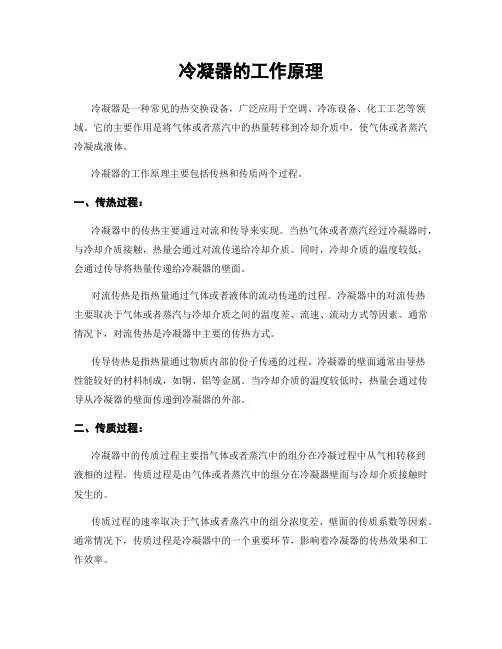 冷凝器的工作原理