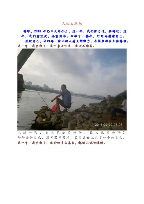 人生大总结