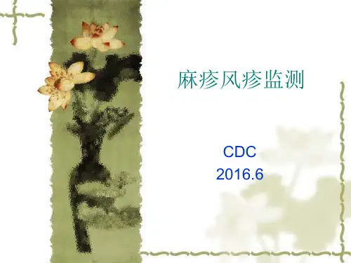 麻疹风疹监测方案