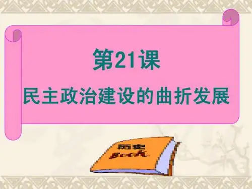 民主政治建设的曲折发展 福