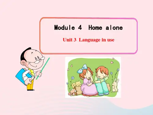 九年级英语上册 Module 4  Unit 3 教学课件 (新版)外研版