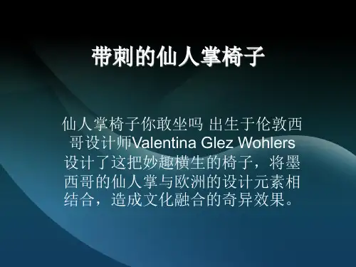 带刺的仙人掌椅子