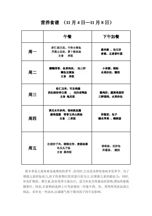 小饭桌菜谱