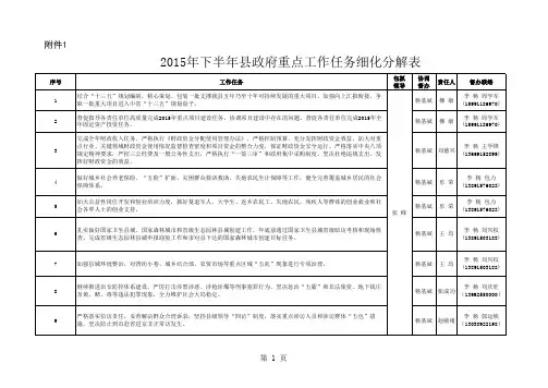 任务分解