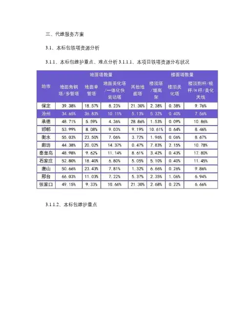 2017年10月铁塔代维投标文件之代维服务方案(共享版)_图文