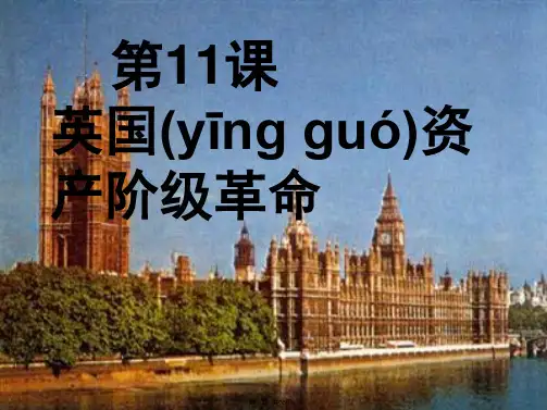 山东省日照市东港实验学校九年级历史上册《第11课 英国资产阶级革命》课件 新人教版