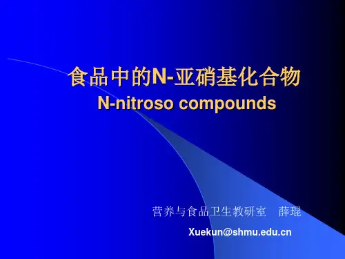 N-亚硝基化合物(本)