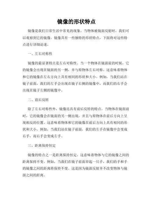 镜像的形状特点