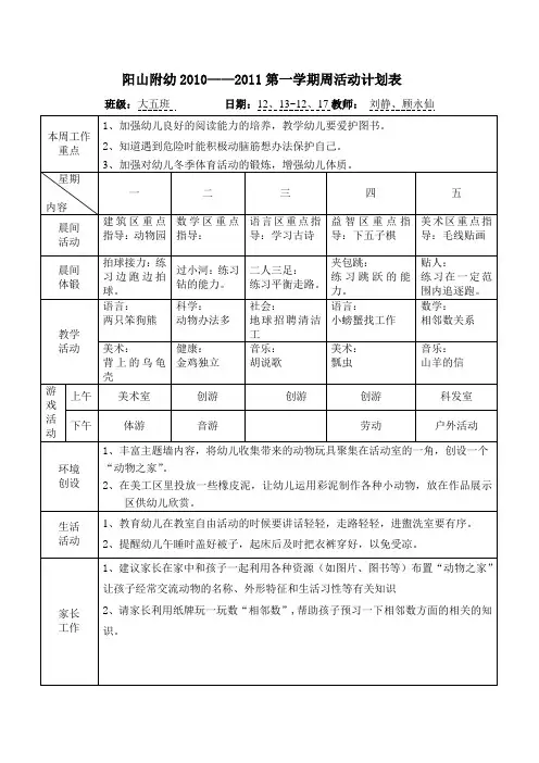 第十六周家园栏 文档