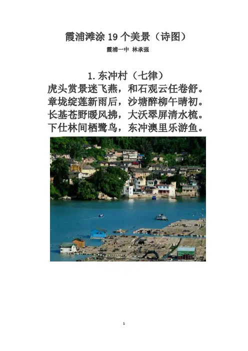霞浦滩涂19个美景(诗图)
